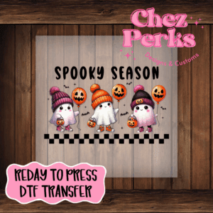 Baby Ghost Spooky Season DTF TRANSFER