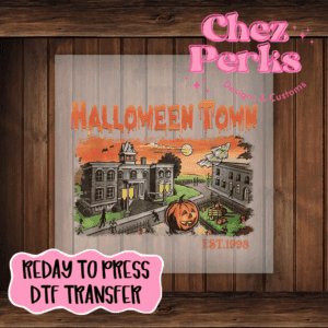 Halloween Town Est. 1998 DTF TRANSFER