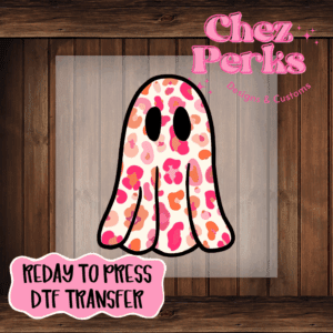 Leopard Ghost DTF TRANSFER