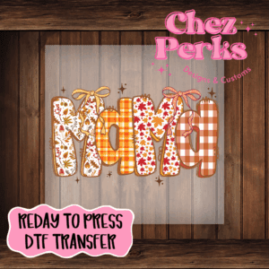 Coquette Fall Mama DTF TRANSFER