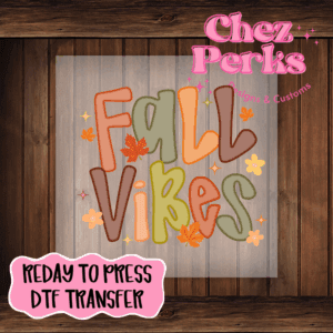 Retro Fall Vibes DTF TRANSFER