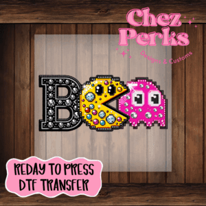 Boo Packman DTF TRANSFER