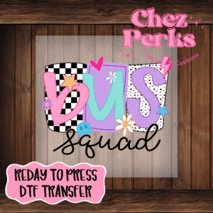 Funky Bus Squad DTF TRANSFER