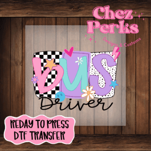 Funky Bus Driver DTF TRANSFER