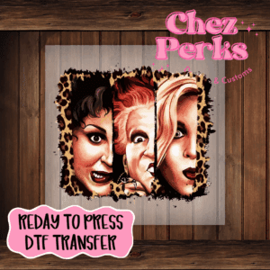 Hocus Pocus Leopard Mashup DTF TRANSFER