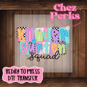 Funky Kindergarten Squad DTF TRANSFER