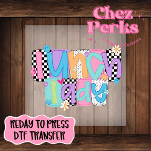 Funky Lunch Lady DTF TRANSFER