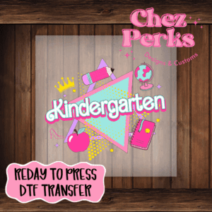 Barbie Kindergarten DTF TRANSFER
