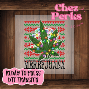 MerryJuana Christmas DTF TRANSFER