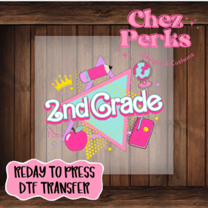 Barbie Second Grade DTF TRANSFER