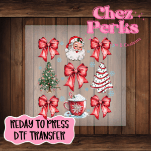 Christmas Cake Tree Collage  DTF TRANSFER