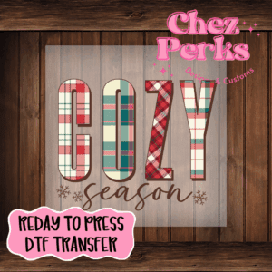 Plaid Cozy Season DTF TRANSFER