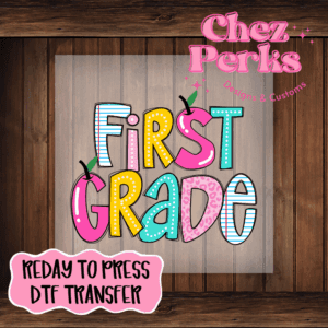 Doodle First Grade DTF TRANSFER