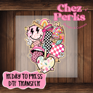 Dunkin Donuts School Collage DTF TRANSFER