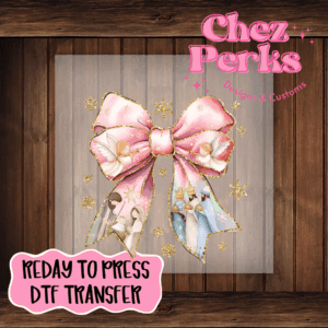 Nativity Christmas Bow DTF TRANSFER