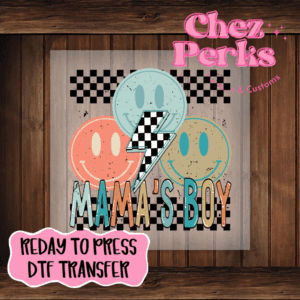 Mama's Boy Bolt DTF TRANSFER