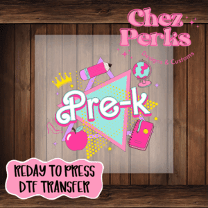 Barbie Pre-K DTF TRANSFER