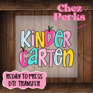 Doodle Kindergarten DTF TRANSFER