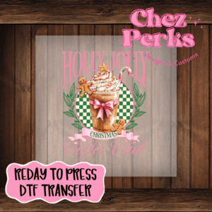Holly Jolly Coffee Club DTF TRANSFER