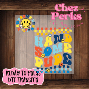 Handsome Dude w/ Pocket Piece DTF TRANSFER