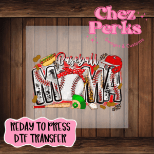 Baseball Mama Elements DTF TRANSFER