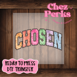 Chosen Sequin DTF TRANSFER