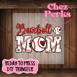 Baseball Mom DTF TRANSFER