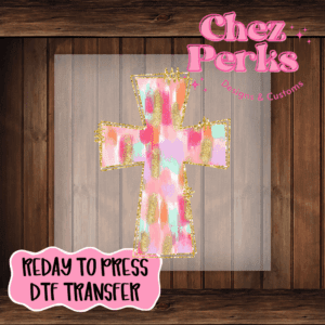 Pastel Cross DTF TRANSFER