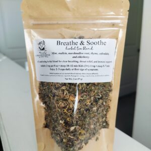 🌿 Breathe & Soothe  Herbal Tea Blend
