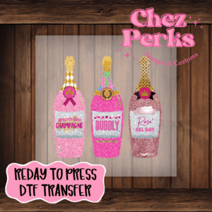 Pink Bubbly DTF TRANSFER