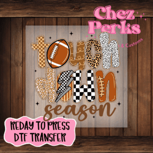 Touchdown Season Leopard Football DTF TRANSFER