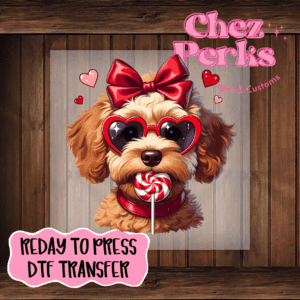 Lollipop Golden Doodle DTF TRANSFER