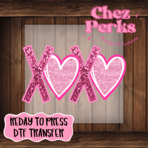 Sparkle XOXO DTF TRANSFER
