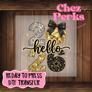 Hello 2026 DTF TRANSFER