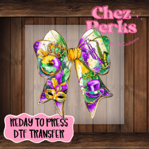 Mardi Gras Coquette DTF TRANSFER