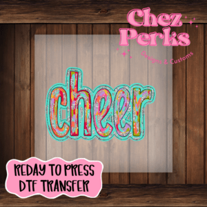 Cheer Paint Strokes DTF TRANSFER