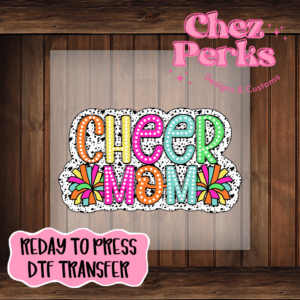 Cheer Mom Dalmatian Dot DTF TRANSFER