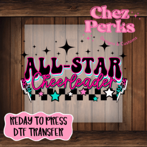All-Star Cheerleader DTF TRANSFER