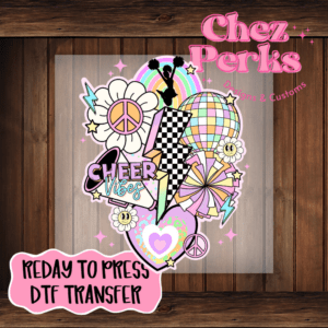 Pastel Cheer Collage DTF TRANSFER