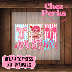 Be Mine Cupid Bows DTF TRANSFER