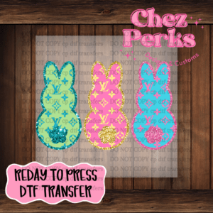 Designer Bunnies  DTF TRANSFER