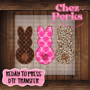 Designer Bunnies  DTF TRANSFER