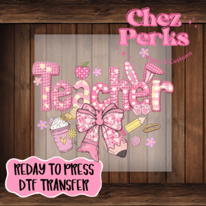 Yarn Teacher Easter DTF TRANSFER