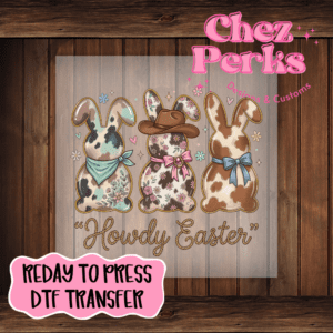 Howdy Easter DTF TRANSFER