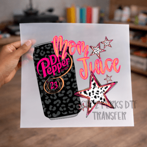 Mom Juice Dr. Pepper DTF TRANSFER