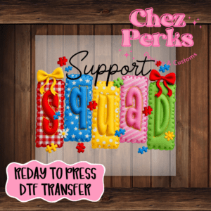 Autism Support Squad DTF TRANSFER