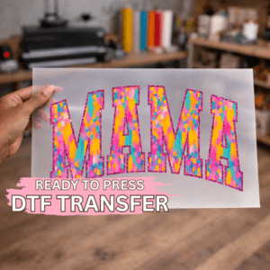 Brush Strokes Mama DTF TRANSFER