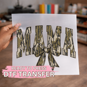 Camo Mama DTF TRANSFER