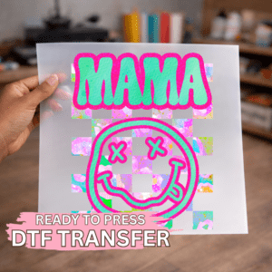 Mama Smiley DTF TRANSFER