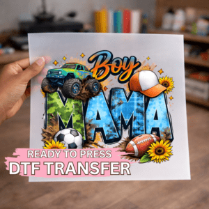 Boy Mama Truck DTF TRANSFER